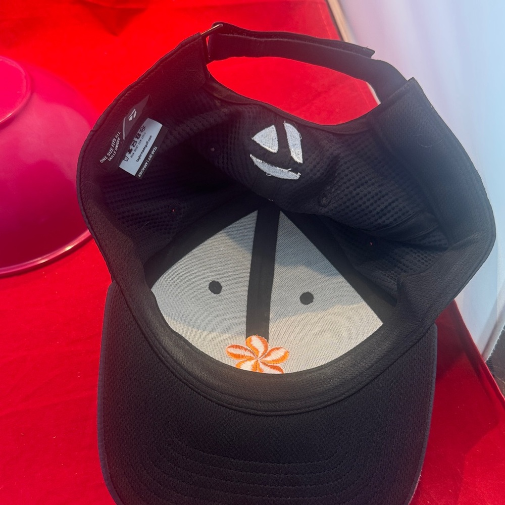 Mauna Kea Black Cap with Orange Logo - Picture 9 of 9
